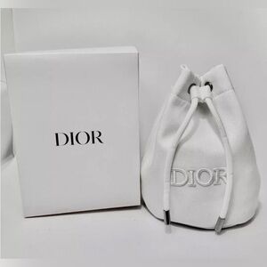 Dior Classic White Pouch